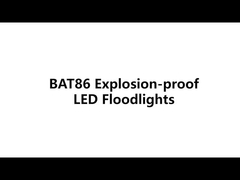Lámparas de inundación LED a prueba de ex de la serie BAT86, IP66 Lámparas de inundación Atex para zonas peligrosas